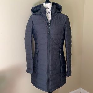 Nautica packable puffer coat with detachable hood